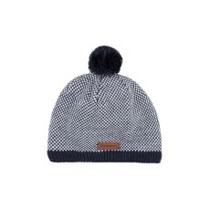 Snow Beanie | Marine/White