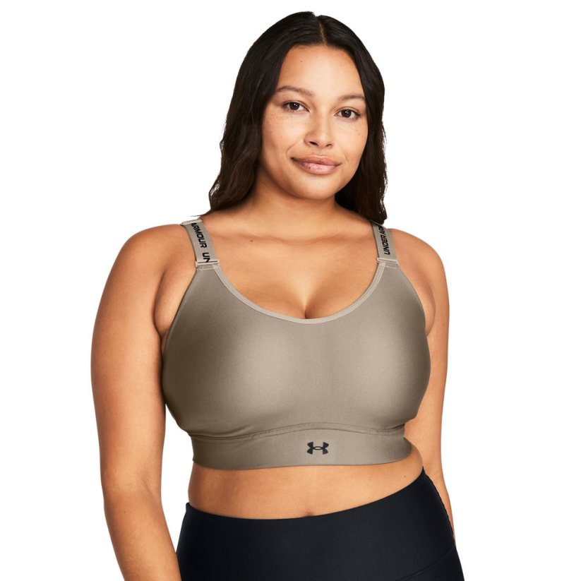 Infinity Mid Bra | Taupe Dusk/Black