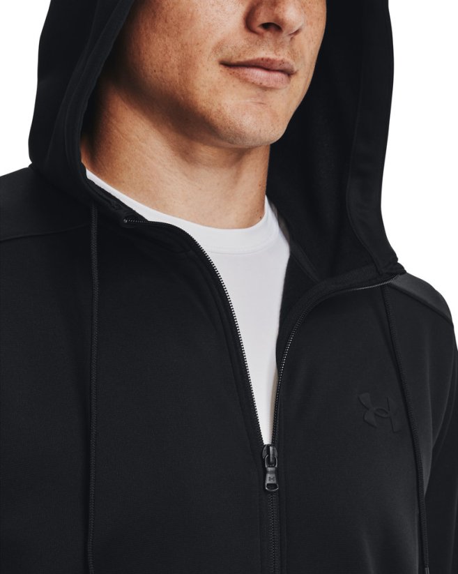 Armour Fleece FZ Hoodie | Black/Black