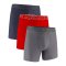 Performance Tech™ Solid 6in 3 Pack | Downpour Gray/Titan Gray/Red