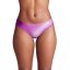 Pure Stretch No Show Novelty Bikiny 3 Pack | Vivid Magenta Diagonal/Pink Dawn/Downpour Gray