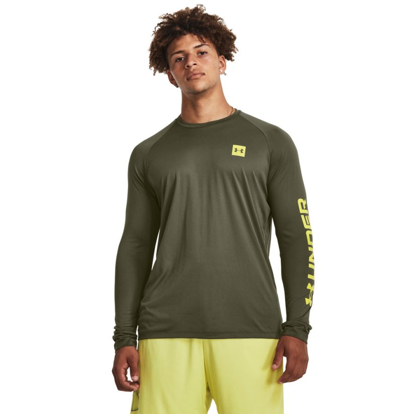 Tech™ Print Fill LS | Marine OD Green/Peapod