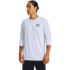 Sportstyle Left Chest LS | White/Black