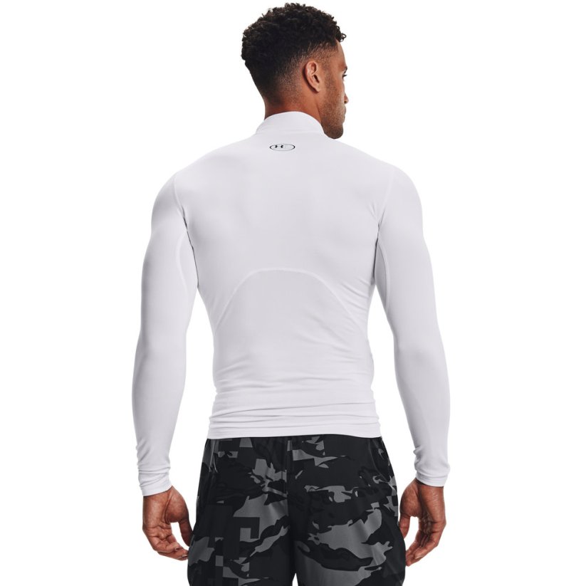 ColdGear® Compression Mock | White/Black