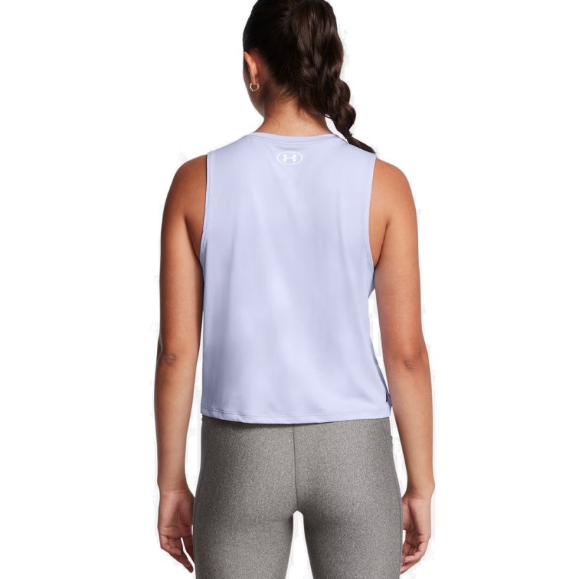 RUSH™ Energy Crop Tank | Celeste/White