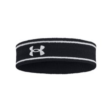 Striped Performance Terry Headband | Black/White/Black
