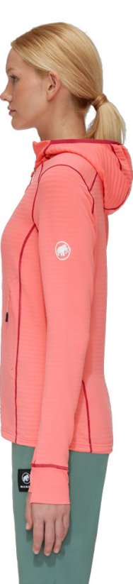 Taiss Light ML Hooded Jacket Women | Salmon/Terracotta