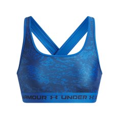 Crossback Mid Printed Bra | Blue Atlantis/Washed Navy