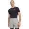HeatGear® Armour Compression SS | Black/White