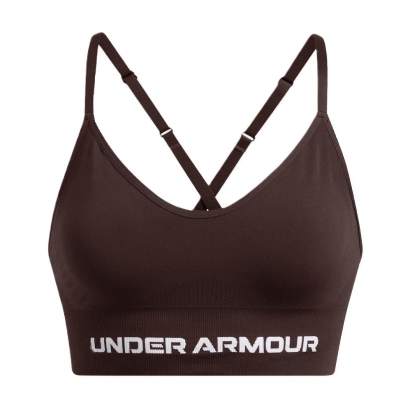 Vanish Seamless Low Sports Bra | Brown Obsidian/White