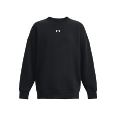 Rival Fleece Oversized Crew | Black/White