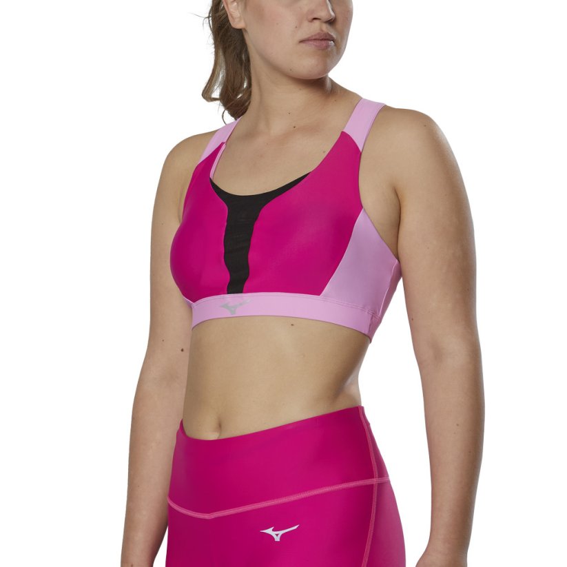 High Support Bra | Pink Peacock