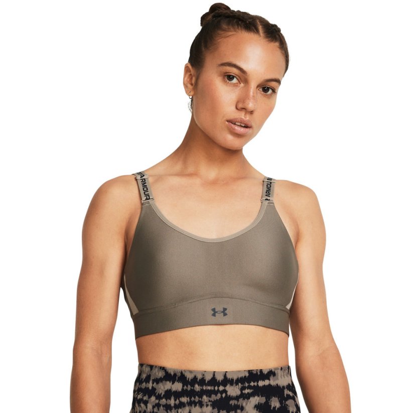 Infinity Mid Bra | Taupe Dusk/Black