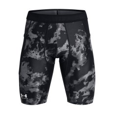 HeatGear® Iso-Chill Printed Long Shorts | Black/White