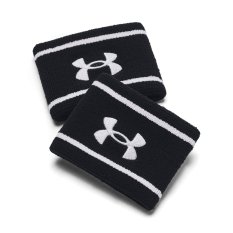 Striped Performance Terry Wristband | Black/White/Black