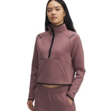 Unstoppable Fleece 1/2 Zip | Maroon Mist/Black