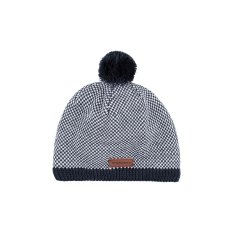 Snow Beanie | Marine/White