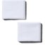 3" Performance Wristband 2 Pack | White/Black