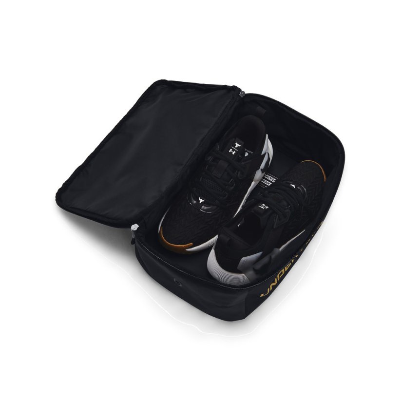 Contain Shoe Bag | Black/Metallic Gold