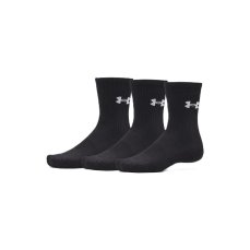 Performance Cotton Crew 3 Pack | Ultimate Black/Ultimate Black/White