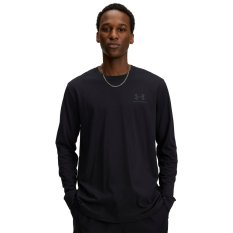 Sportstyle Left Chest LS | Black/Pitch Gray