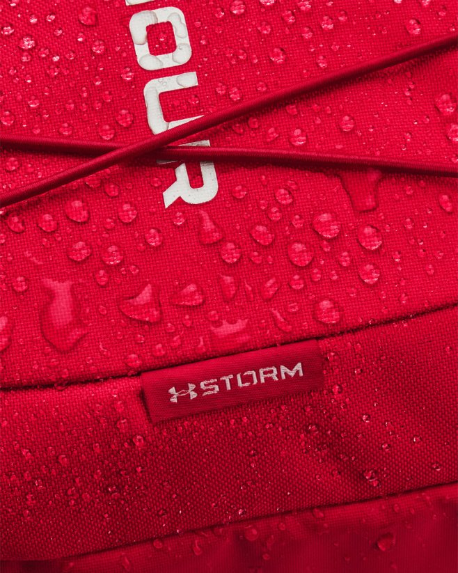 Hustle Sport Backpack | Red/Red/Metallic Silver